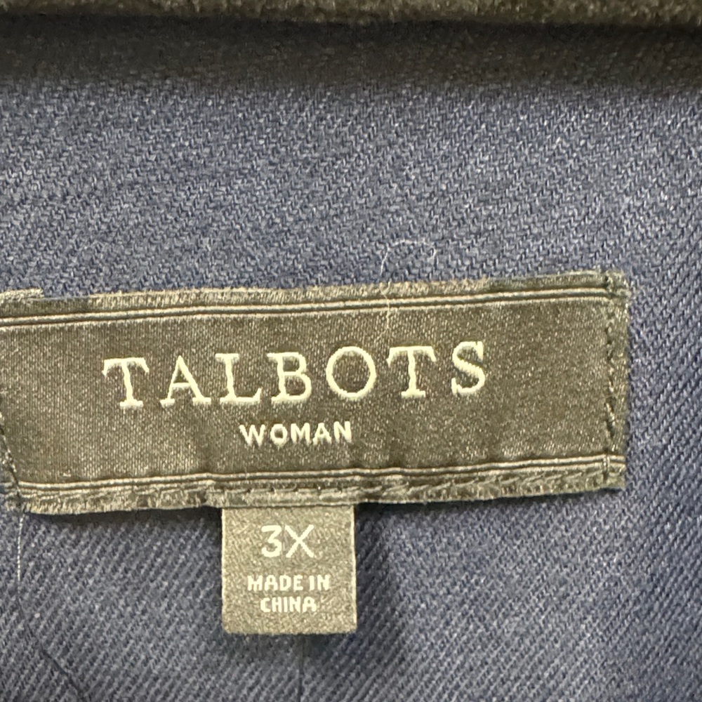Talbots Dark Navy Utility Jacket for Women - Picture 6 of 10